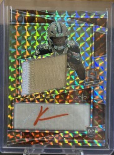 Kendre Miller #19 Football Cards 2023 Panini Spectra Rookie Autograph Neon Orange