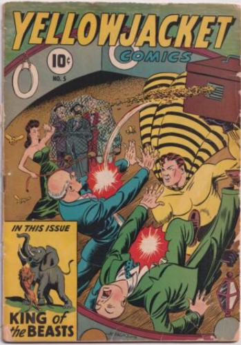 Yellowjacket Comics #5 (1945) Comic Books Yellowjacket Comics