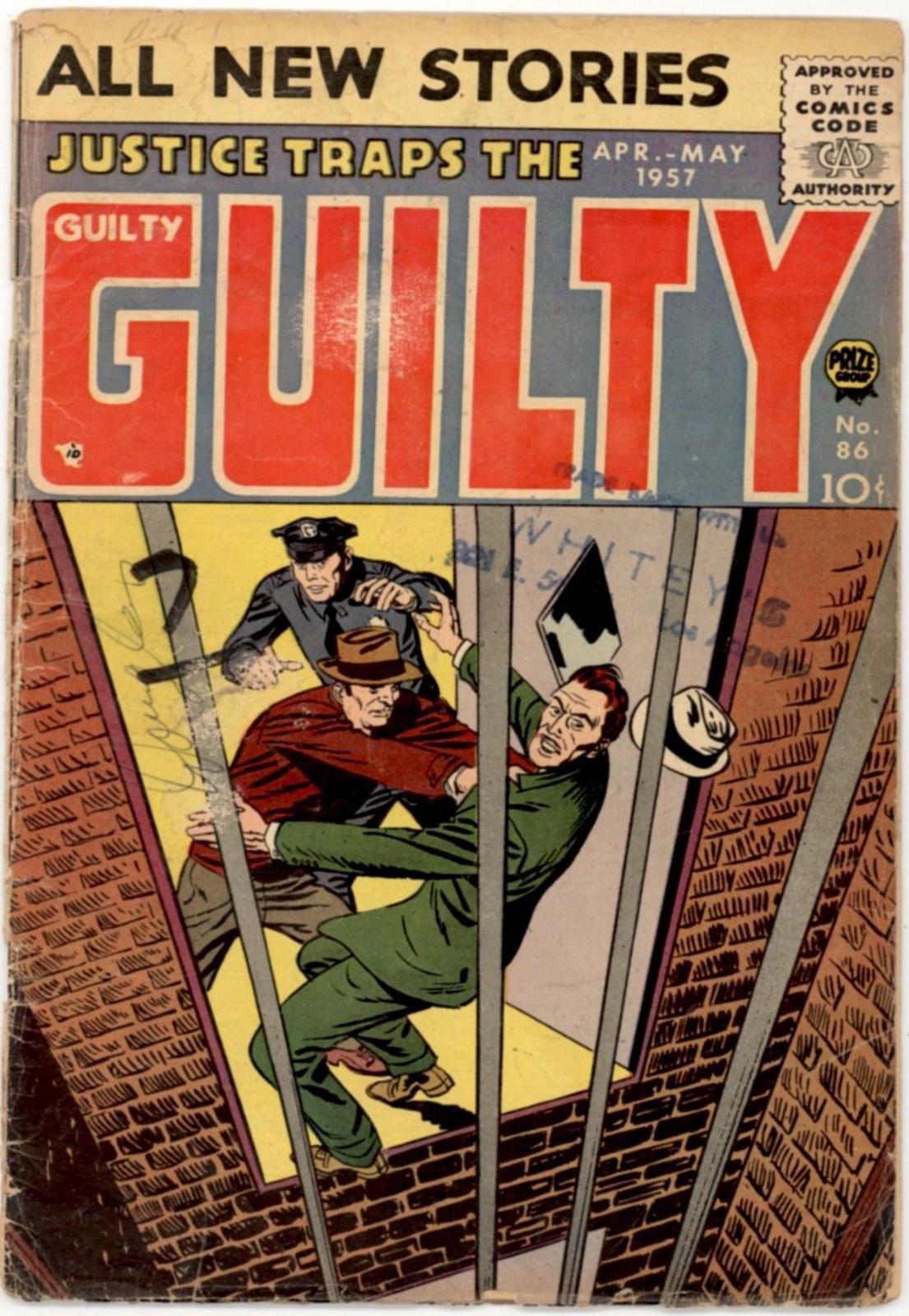 Justice Traps the Guilty #86 (1957) Comic Books Justice Traps the Guilty