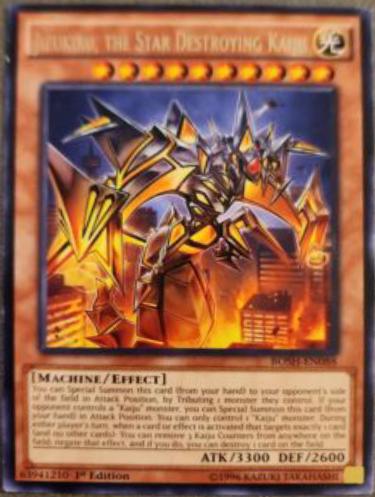 Jizukiru, the Star Destroying Kaiju BOSH-EN088 YuGiOh Breakers of Shadow