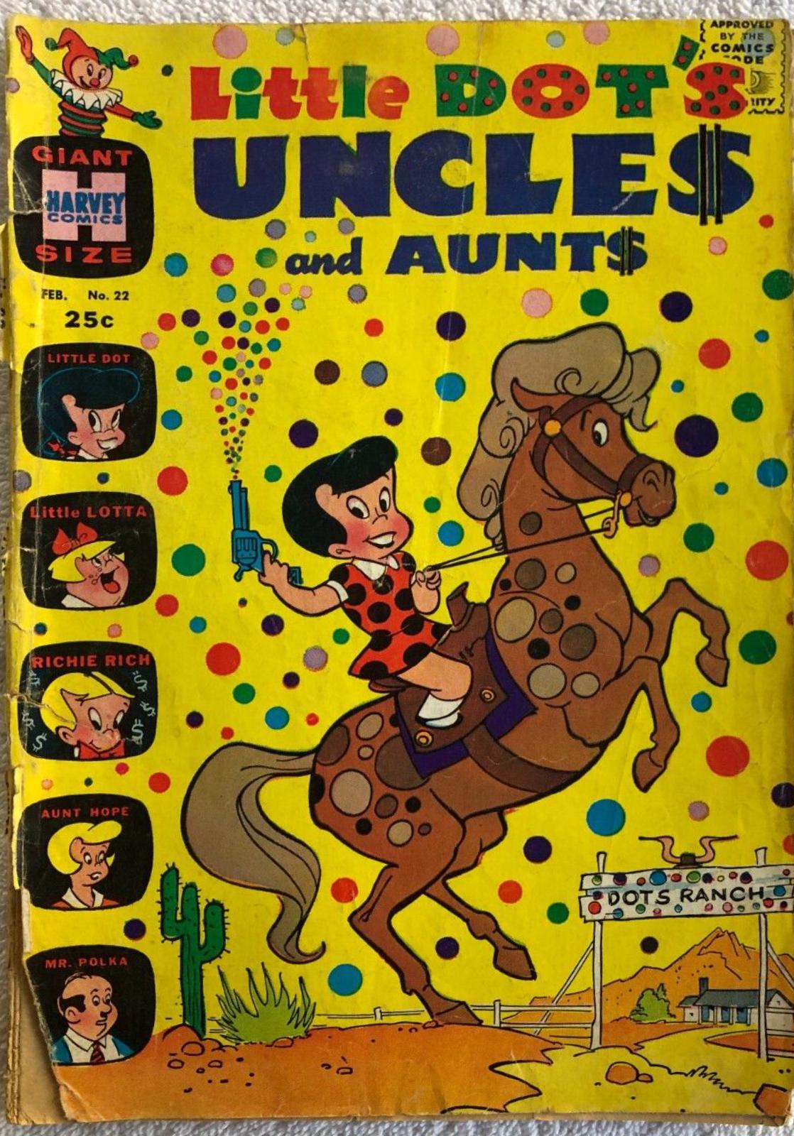 Little Dot's Uncles and Aunts #22 (1968) Comic Books Little Dot's Uncles and Aunts