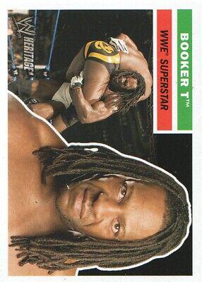 Booker T #34 Wrestling Cards 2005 Topps Heritage WWE