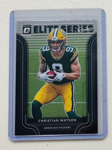 Christian Watson #ESR-12 Football Cards 2022 Panini Donruss Optic Elite Series Rookies