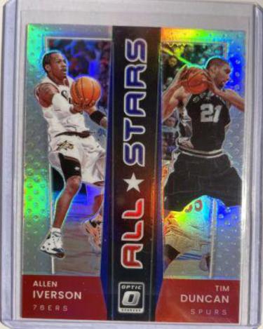 Allen Iverson, Tim Duncan [Holo] #15