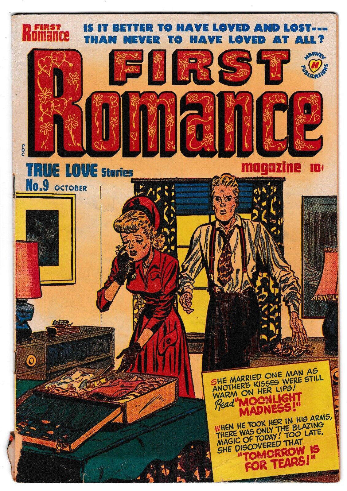 First Romance Magazine #9 (1951) Comic Books First Romance Magazine