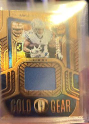 Amon Ra St. Brown #GG-AST Football Cards 2022 Panini Gold Standard Gear