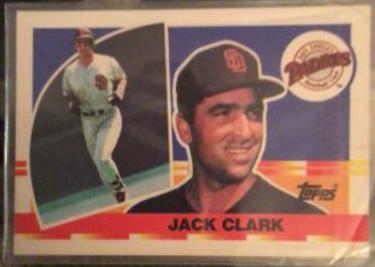 Jack Clark #39 Baseball Cards 1990 Topps Big Baseball