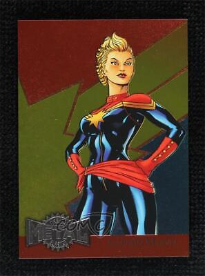 Captain Marvel #7 Marvel 2015 Fleer Retro Metal
