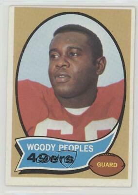 Woody Peoples #207 Football Cards 1970 Topps