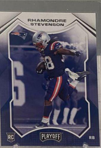 Rhamondre Stevenson #233 Football Cards 2021 Panini Playoff