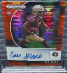 Cam Akers [Autograph Orange Pulsar Prizm] #121 Football Cards 2020 Panini Prizm Draft Picks Prices