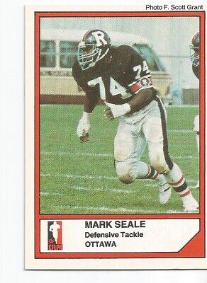 Mark Seale #31 Football Cards 1984 Jogo CFL