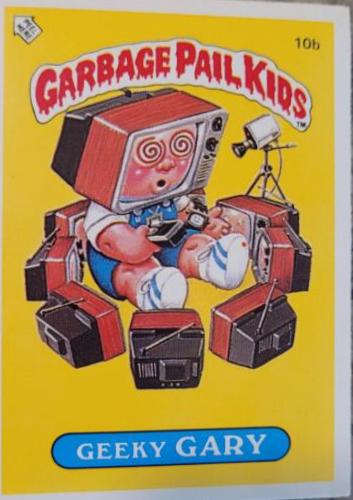 Geeky GARY #10b Garbage Pail Kids 1985 Mini