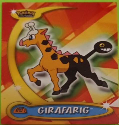 Girafarig #29 Pokemon 2004 Topps Advanced Challenge