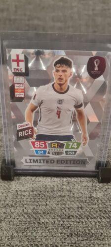 Declan Rice Soccer Cards 2022 Panini Adrenalyn XL FIFA World Cup Qatar Limited Edition