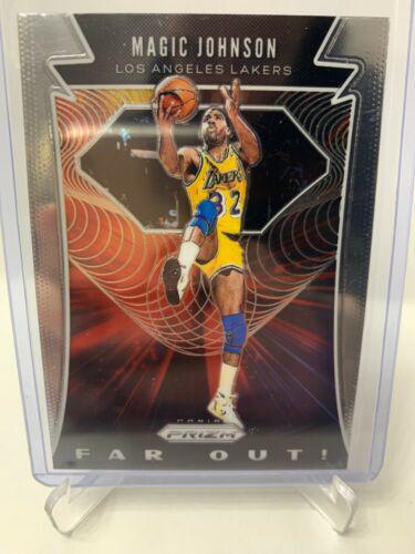 Magic Johnson #8 Basketball Cards 2019 Panini Prizm Far Out