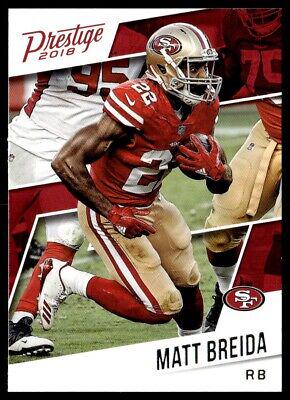 Matt Breida #5 Football Cards 2018 Panini Prestige