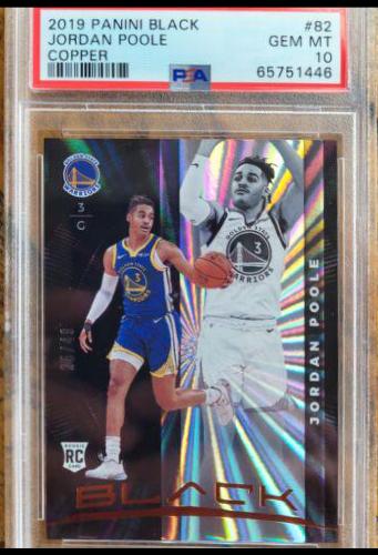 Jordan Poole [Copper] #82 Prices | 2019 Panini Black | Basketball