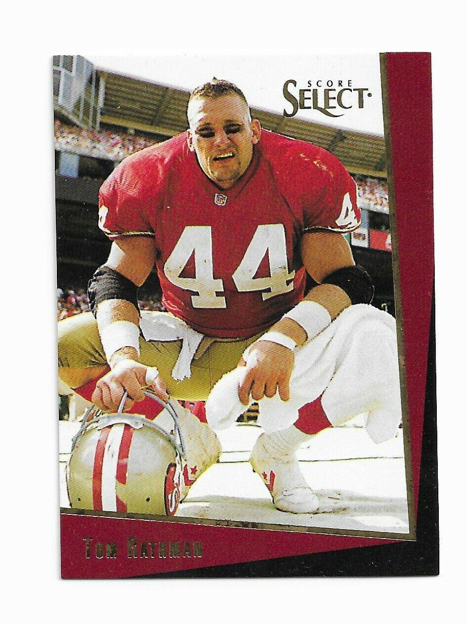 Tom Rathman #39 Football Cards 1993 Panini Select
