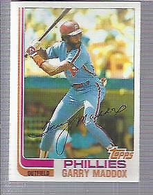 Garry Maddox #20 Baseball Cards 1982 Topps