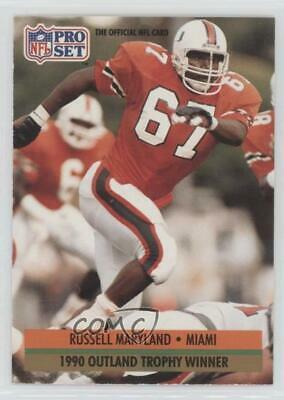 Russell Maryland #32 Football Cards 1991 Pro Set
