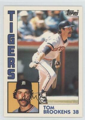 Tom Brookens #14 Baseball Cards 1984 Topps Tiffany
