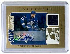 Auston Matthews [Autograph] #SM-AM Hockey Cards 2023 Upper Deck Artifacts Silky Mits Prices