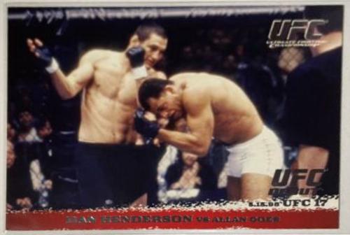 Allan Goes, Dan Henderson #6 Ufc Cards 2009 Topps UFC Round 1