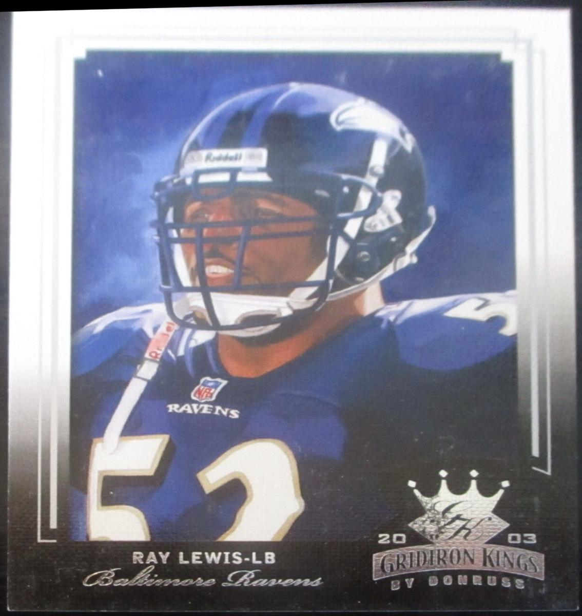 Ray Lewis #7 Football Cards 2003 Panini Donruss Gridiron Kings