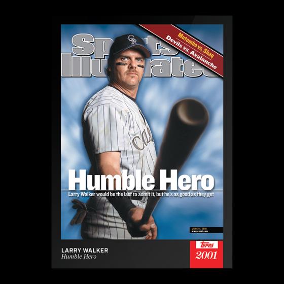 Larry Walker #3 Baseball Cards 2021 Topps X Sports Illustrated