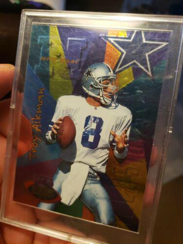 Troy Aikman #1 Football Cards 1996 Playoff Illusions