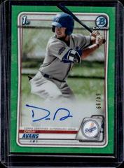Drew Avans [Green Refractor] #CPADA Baseball Cards 2020 Bowman Chrome Prospects Autograph Prices