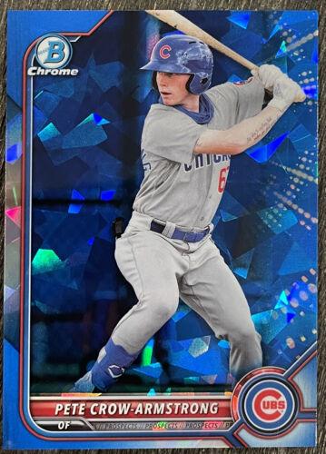 Pete Crow Armstrong #BCP-102 Baseball Cards 2022 Bowman Chrome Prospects Sapphire
