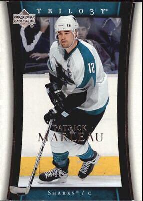 Patrick Marleau #75 Hockey Cards 2005 Upper Deck Trilogy
