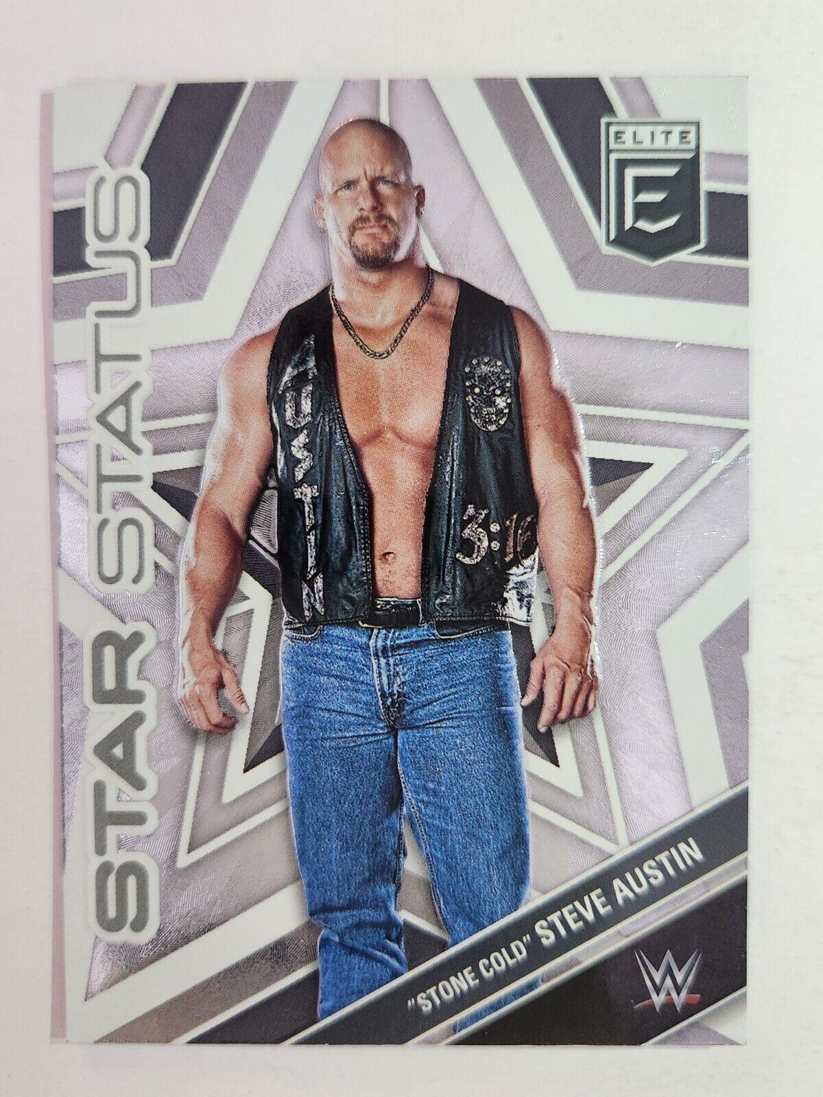 Stone Cold Steve Austin #2 Wrestling Cards 2023 Donruss Elite WWE Star Status