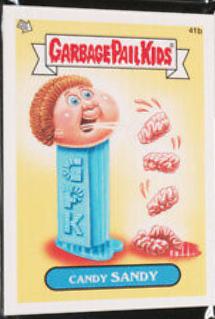 Candy SANDY #41b Garbage Pail Kids 2013 Mini