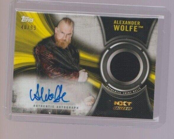 Alexander Wolfe #A-AW Wrestling Cards 2018 Topps WWE NXT Autographs