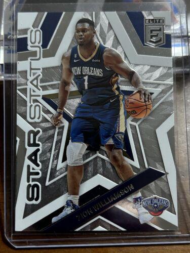 Zion Williamson #6 Basketball Cards 2022 Panini Donruss Elite Star Status