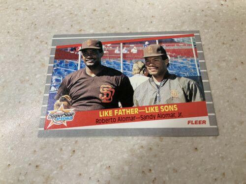 Roberto Alomar, Sandy Alomar Jr #630 Baseball Cards 1989 Fleer