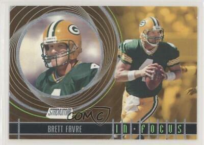 Brett Favre Football Cards 2001 Stadium Club in Focus