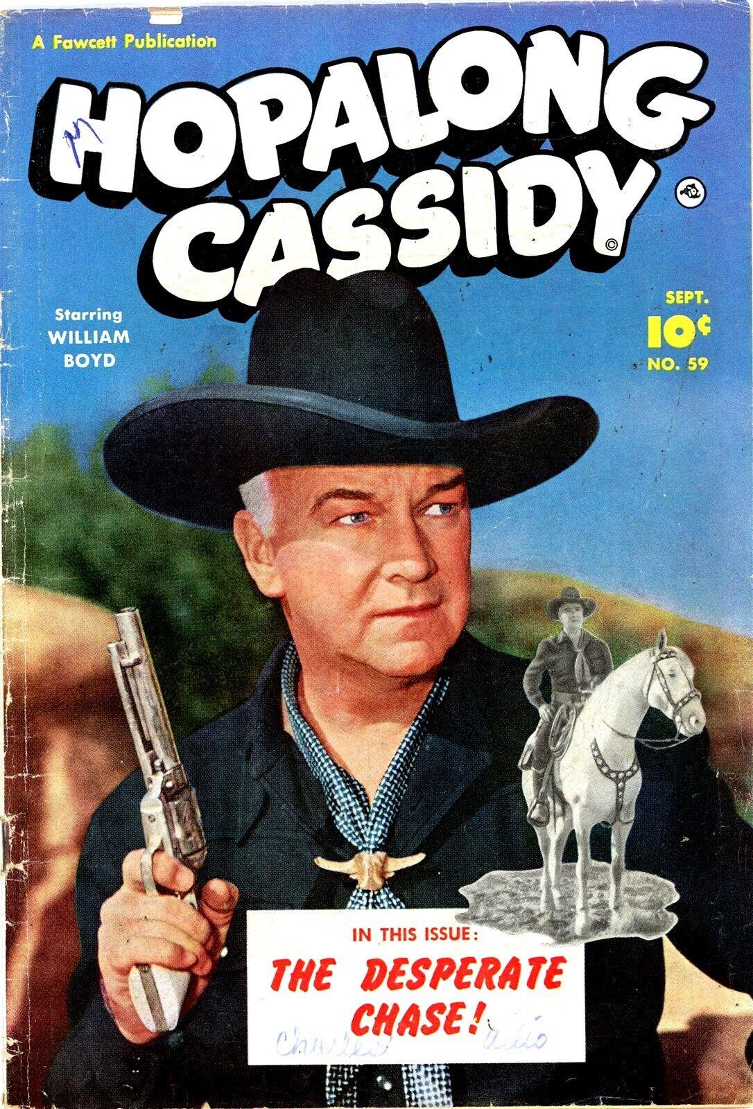 Hopalong Cassidy #59 (1951) Comic Books Hopalong Cassidy