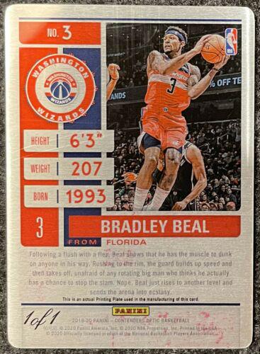 Bradley Beal #3 Basketball Cards 2019 Panini Contenders Optic