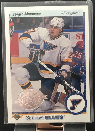 Sergio Momesso #19 Hockey Cards 1990 Upper Deck French