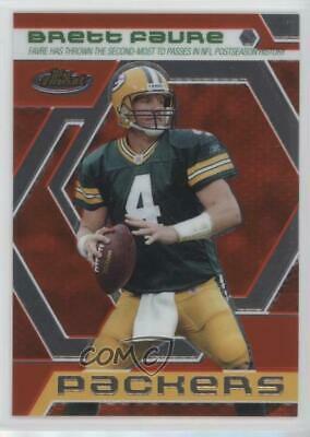 Brett Favre #BF12 Football Cards 2006 Topps Finest Favre Moments