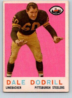 Dale Dodrill #34 Football Cards 1959 Topps