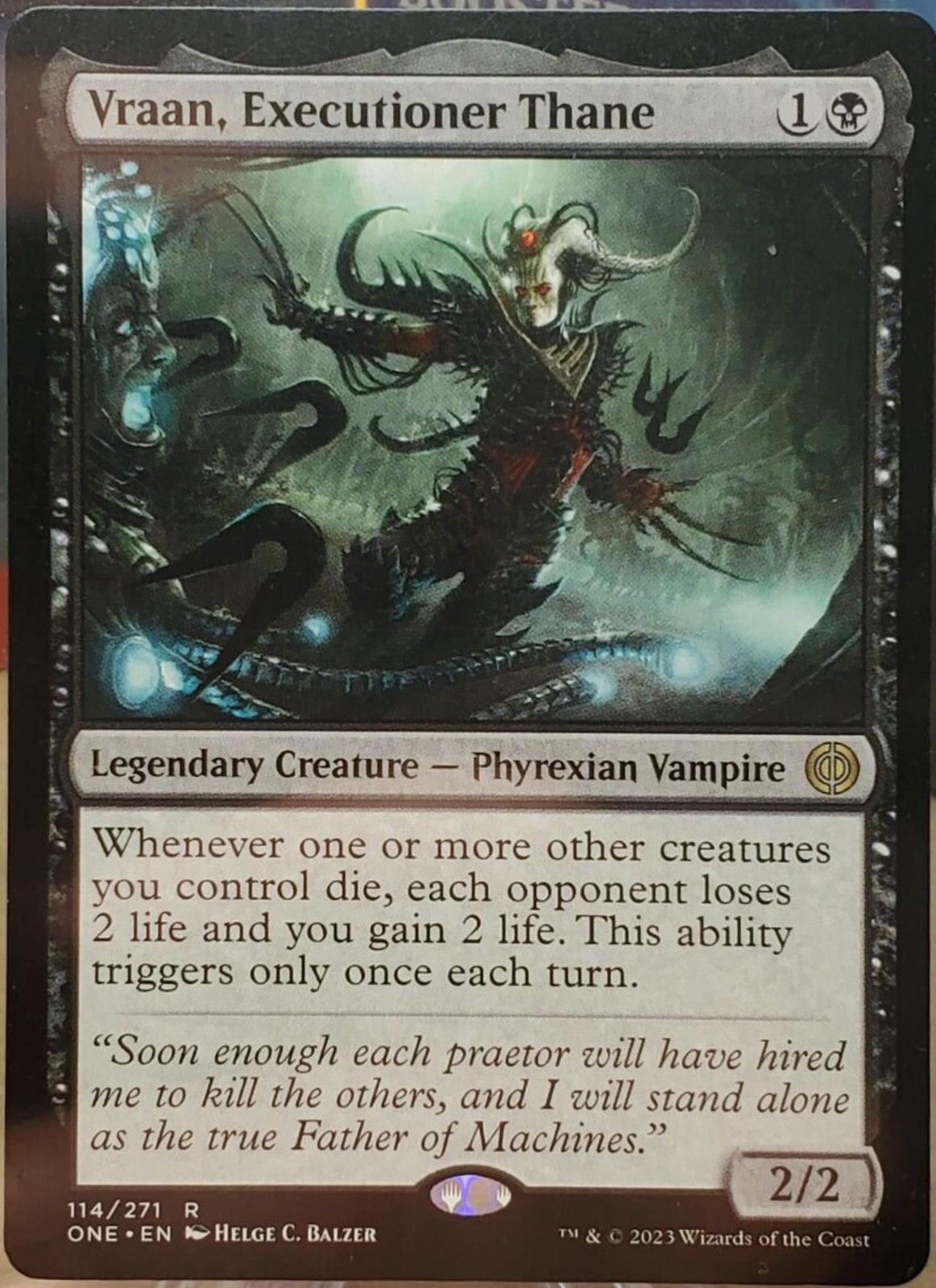 Vraan, Executioner Thane #114 Magic Phyrexia: All Will Be One