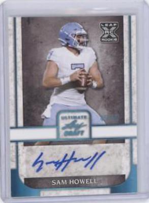 Sam Howell #BA-SH1 2022 Leaf Ultimate Draft Autographs Football