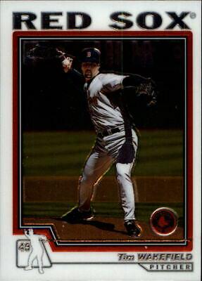 Tim Wakefield #5 Baseball Cards 2004 Topps Chrome