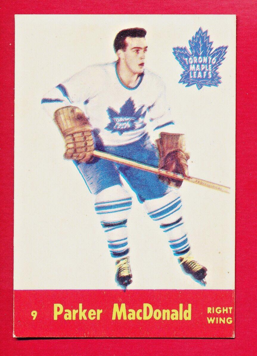 Parker MacDonald #9 Hockey Cards 1955 Parkhurst Quaker Oats