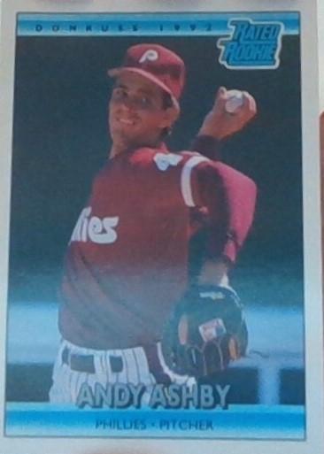 Andy Ashby #11 Baseball Cards 1992 Donruss